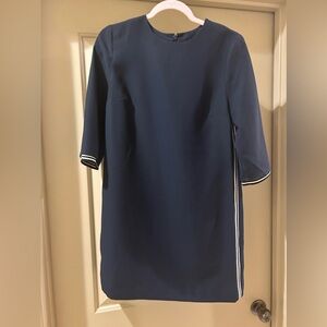 navy boxy banana republic dress